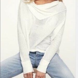 We the free wildcat cowl neck sweater